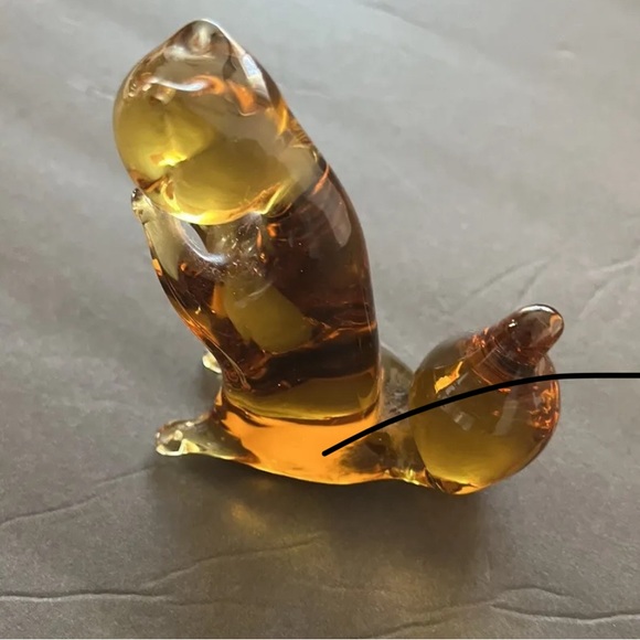Kanawha amber glass squirrel - Picture 2 of 6